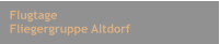 Flugtage  Fliegergruppe Altdorf